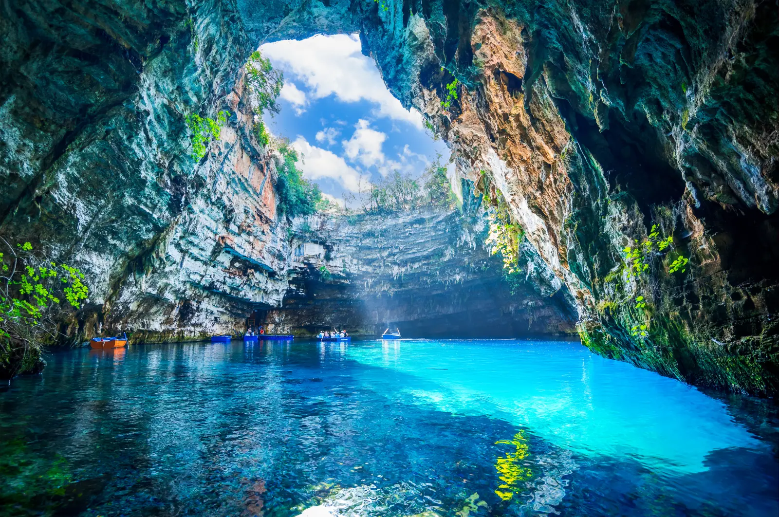Melissani Lake near Paradise Villas